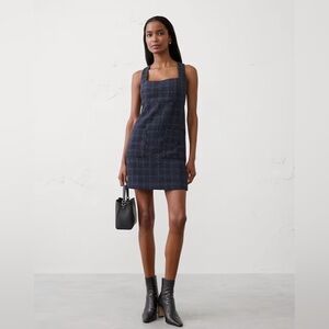 Banana Republic Tweed Empire-Waist Mini Dress